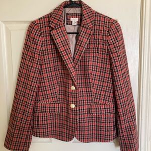 JCrew wool plaid blazer size 6